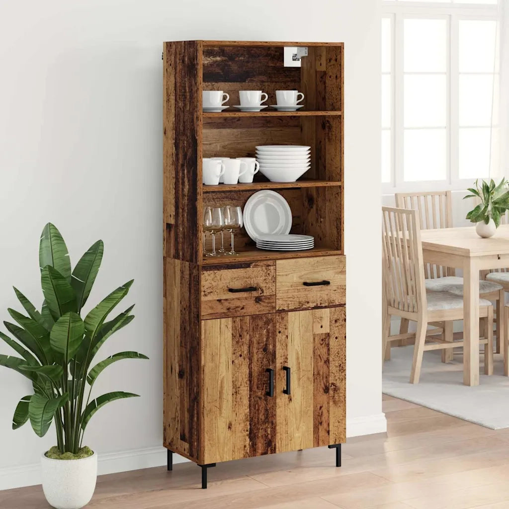 Credenza Legno vecchio 69,5 x 34 x 180 cm Legno multistrato