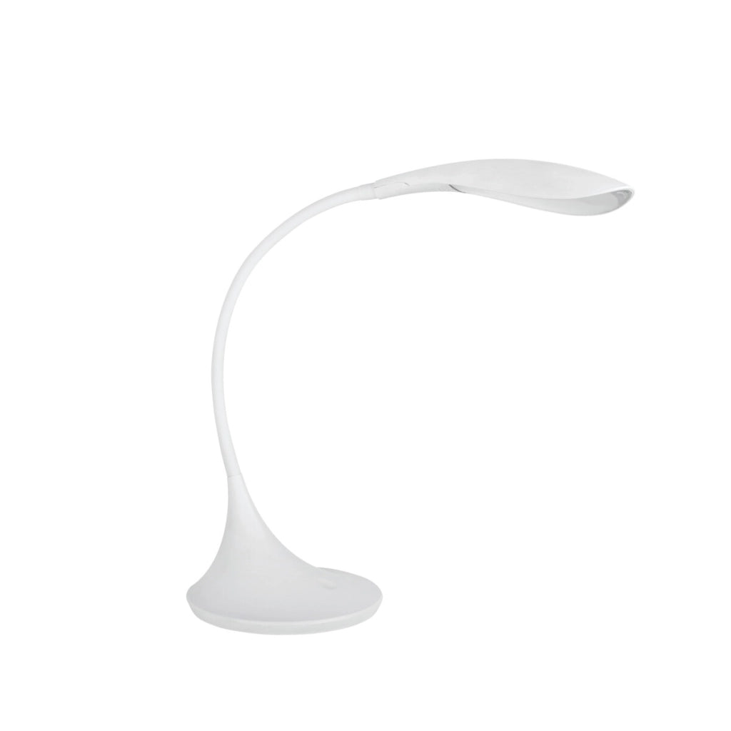 Lampada da scrivania LED flessibile bianca Kanlux FRANCO II