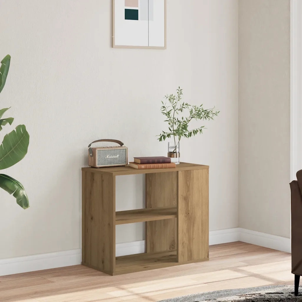 Mobiletto Laterale Rovere Artigianale 60x30x50 cm Multistrato