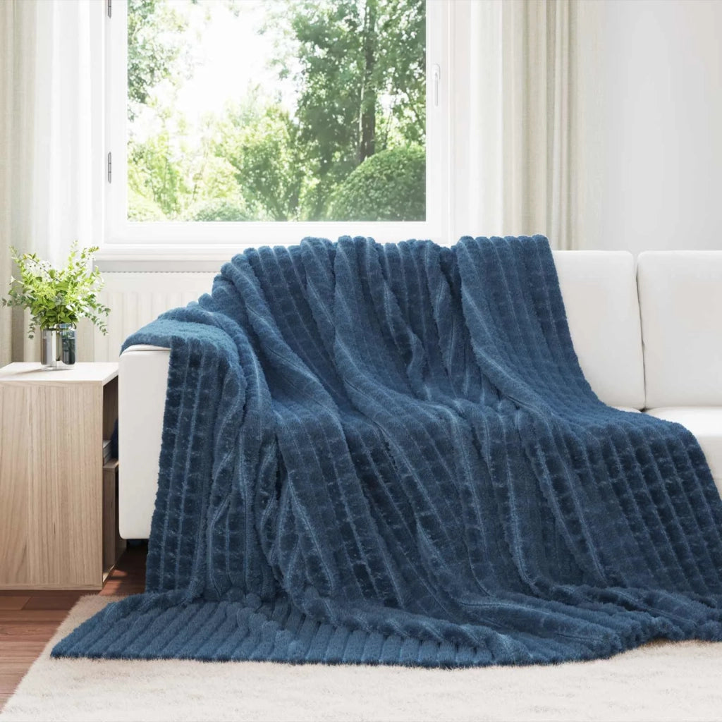 Coperta Blu navy 270 x 240 cm Panno