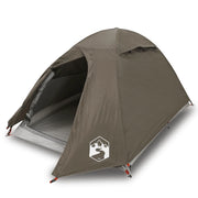Tenda da campeggio | Tenda da campo a Cupola per 2 Persone Marrone Impermeabile