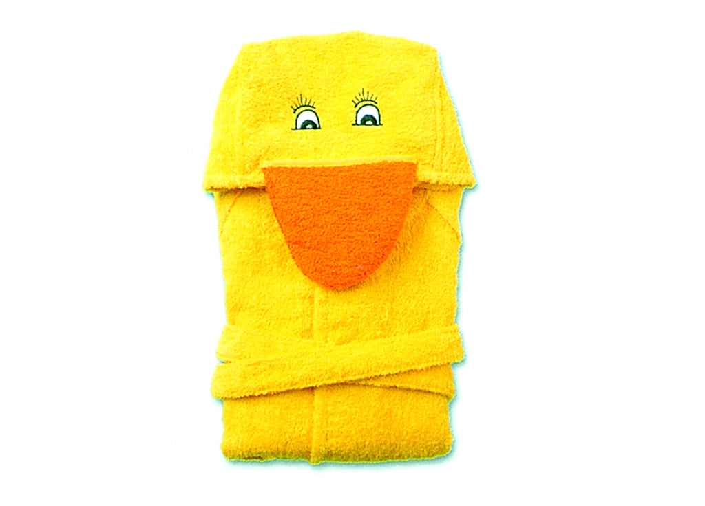 Accappatoio Per Bambini Con Cappuccio Modello Papera - 1-2anni - Papera