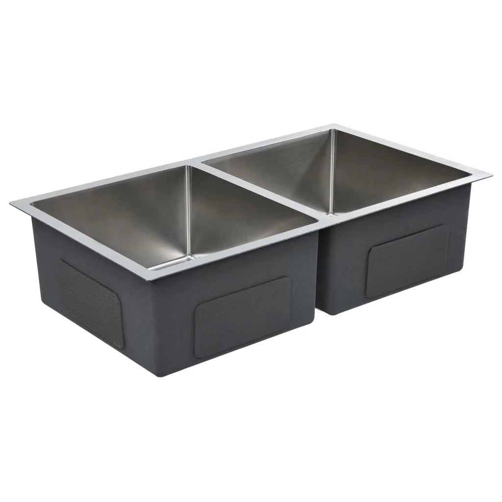 Lavello da cucina fatto a mano con filtro 76 x 44 cm acciaio inox 02_0002364