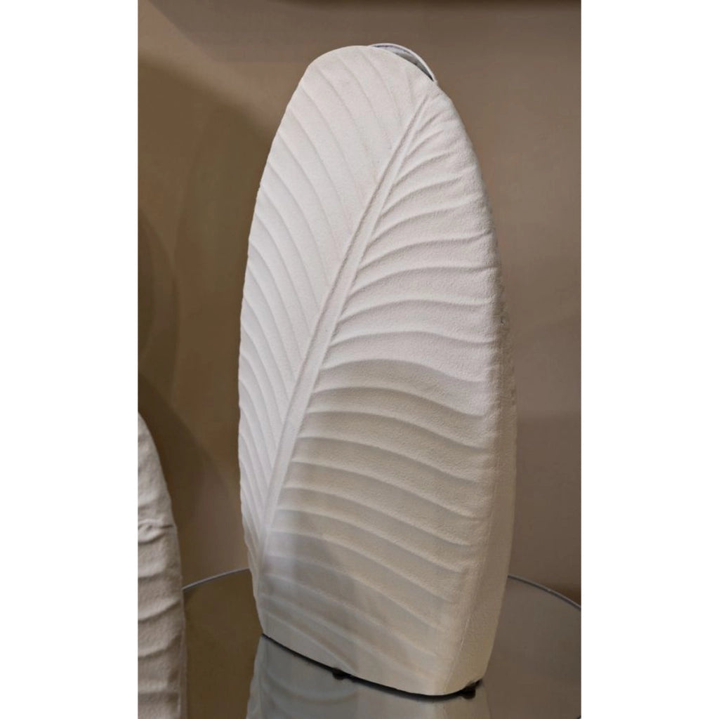 Vaso Decorativo VKH830, Beige, Metallo, 31x13x53,5 cm