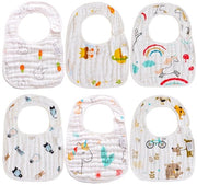 Slabbettoni Acquatici Impermeabili per Neonati Set Completo per Ragazzi e Ragazze Unisex con Cerniera Premuta (Multicolore)