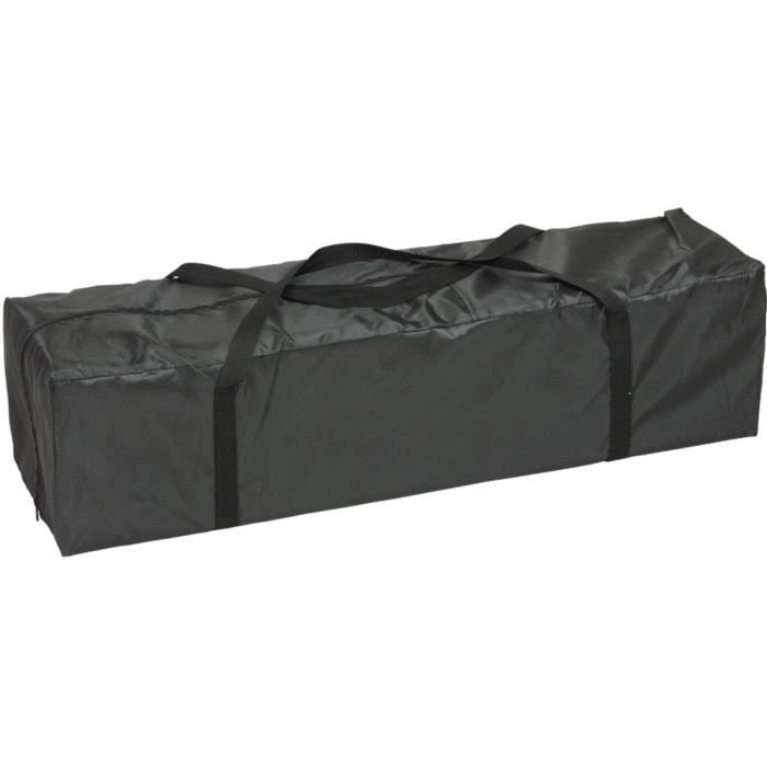 BAMBISOL - Box/culla pieghevole per bambini 90x90 cm con 2 livelli per dormire - Borsa per il trasporto, area giochi