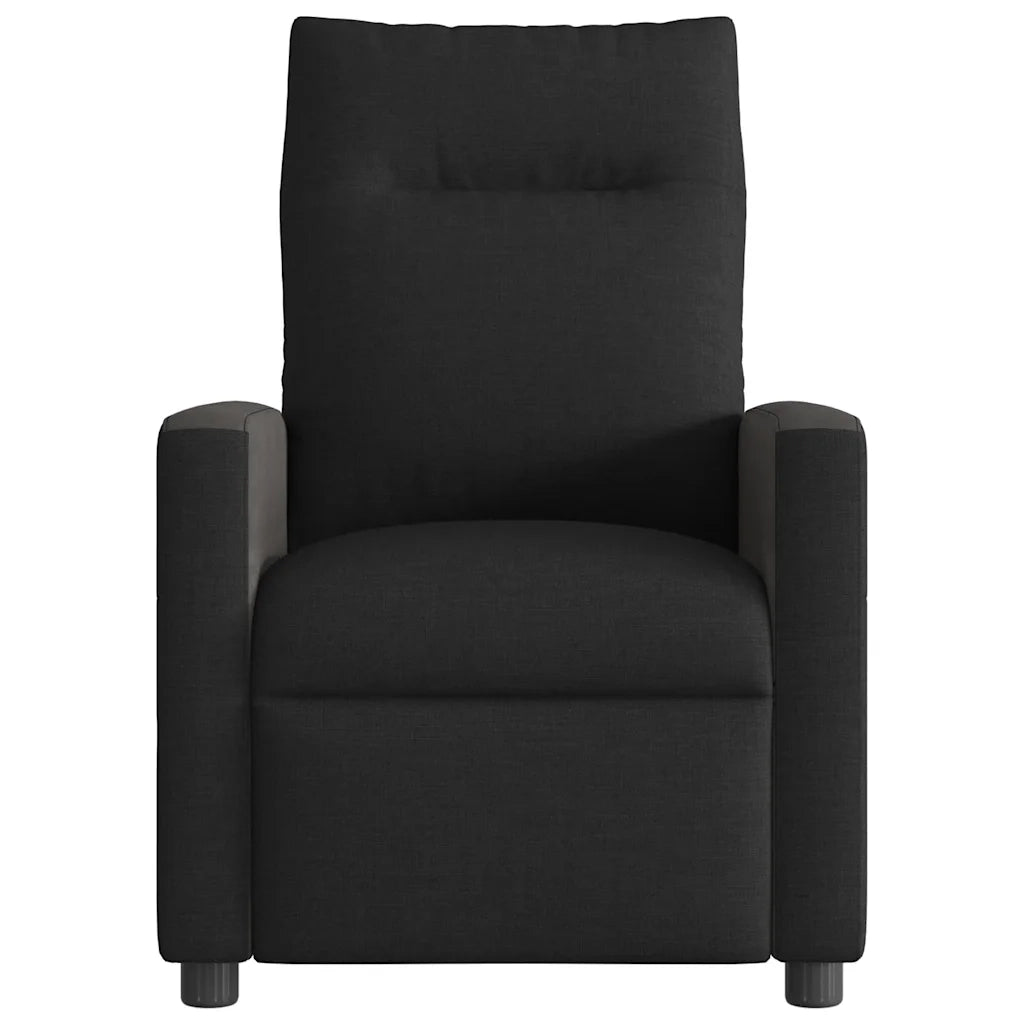 Divano Sedia-Poltrona Reclinabile in Tessuto Nero 600707