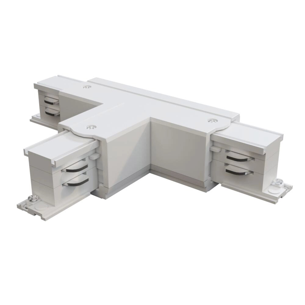 Connettore A T Destro Plastica Bianco