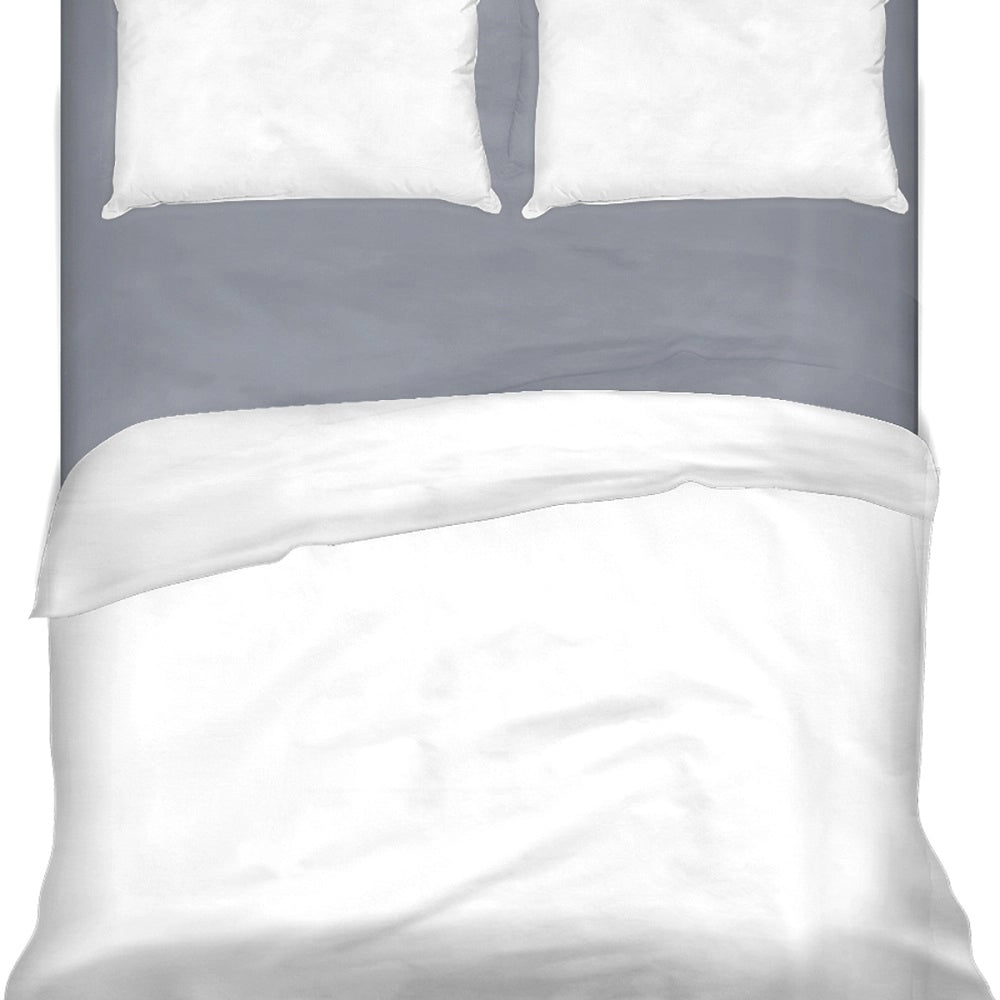Lenzuolo letto sotto con angoli 100% puro cotone Made in Italy tinta unita Grigio - 1 Piazza e mezza