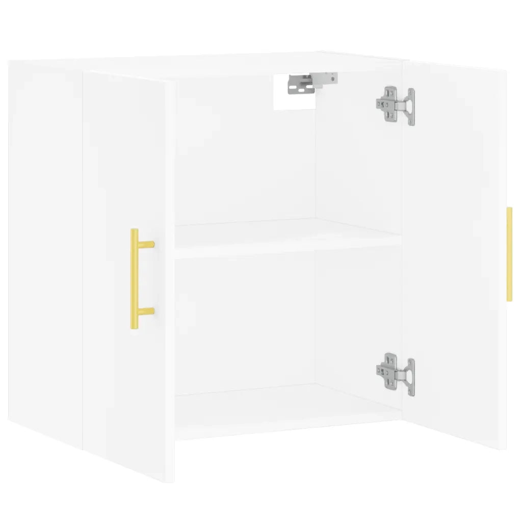 Armadietto a Muro Bianco 60x31x60 cm in Legno Multistrato 829948