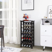 Wijnhouder per Bar con Design - Nero - Dimensioni 44,07 x 24 x 93,47 cm