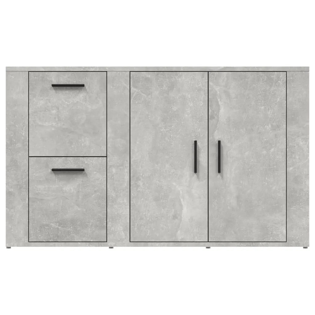 Credenza Grigio Cemento 100x33x59,5 cm in Legno Multistrato cod mxl 23557