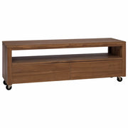 Mobile TV 110 x 30 x 40 cm Naturale Legno di teak solido 42026902