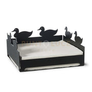 Portatovaglioli piccolo Duck Nero
