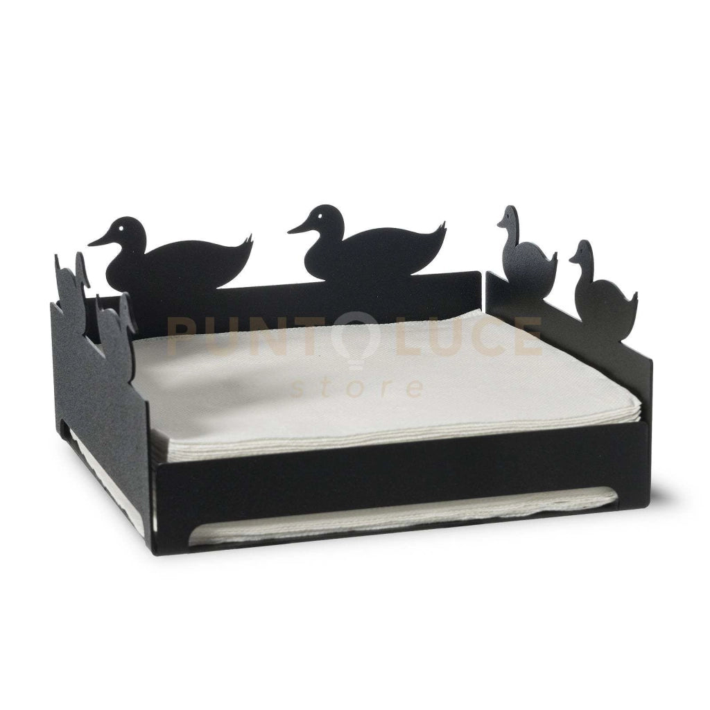 Portatovaglioli piccolo Duck Nero