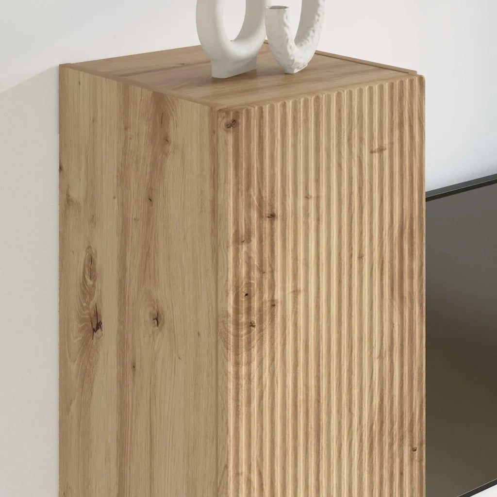 Mobile TV da parete Rovere Artigianale 30 x 31 x 60 cm 892287