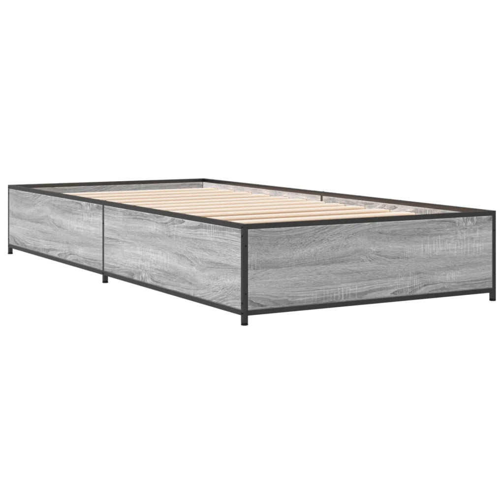 Struttura del letto Sonoma grigio 80 x 200 cm 8009140