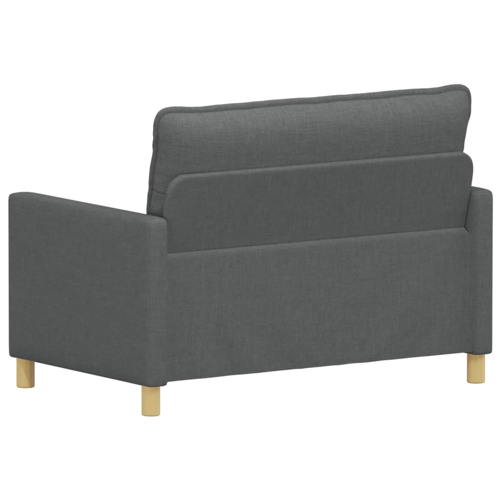 Divano Grigio Scuro 126 x 81 x 87,5 cm Tessuto