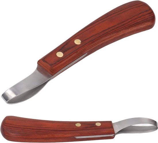 Taglierino multifunzionale per crini - Snipatore per crini con manico in legno - Trimmer per crini con lama - Attrezzo