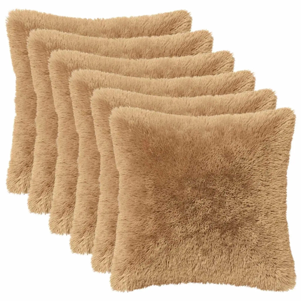 Cuscino con cuscino HEERLEN 2 pz Tortora Fleece PV 923717