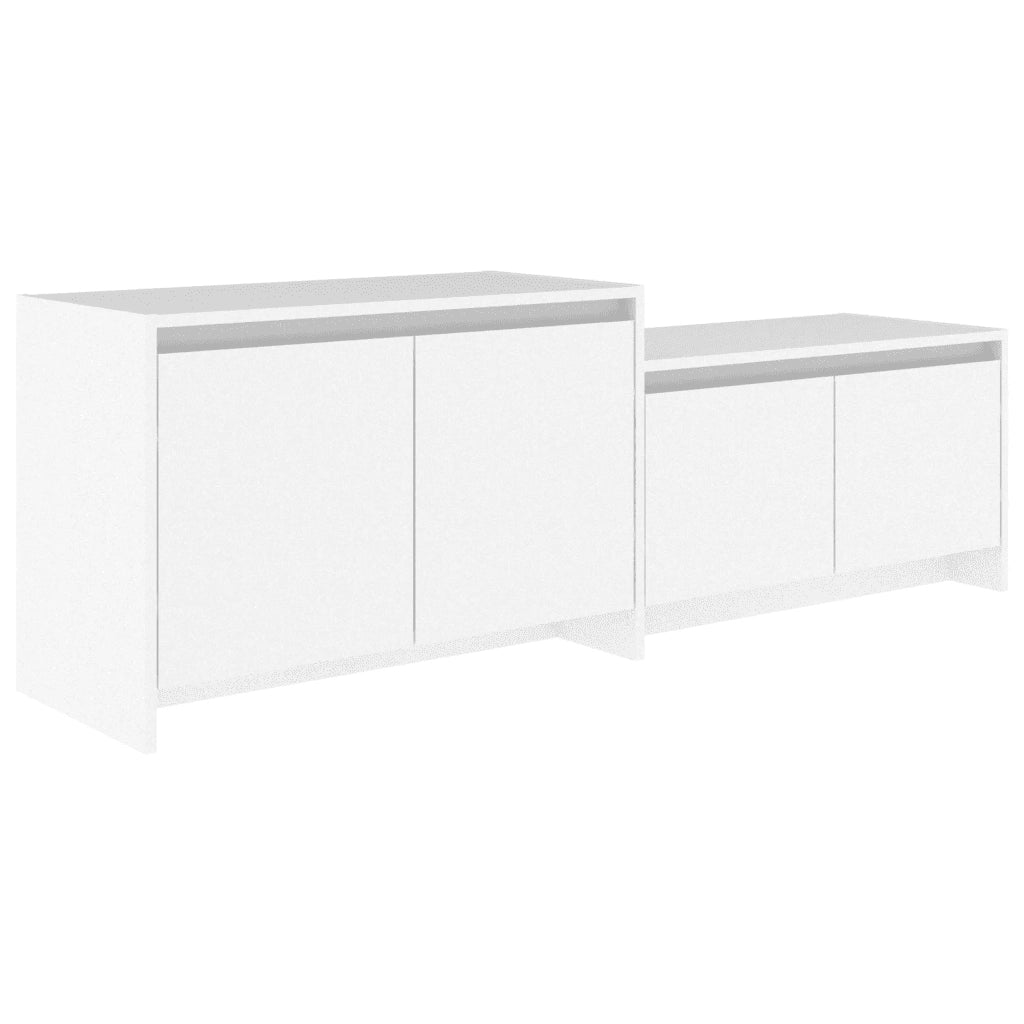 Mobile TV Bianco 146,5x35x50 cm in Truciolato 809809