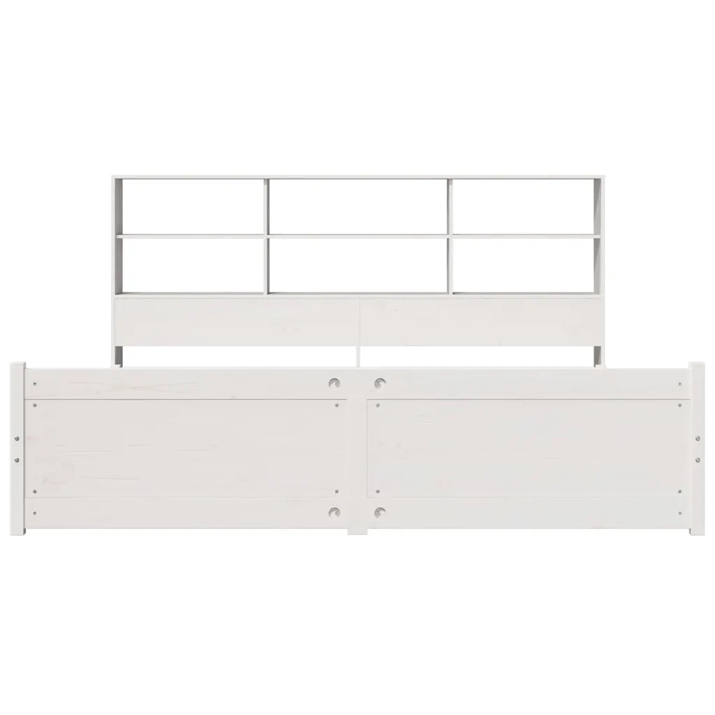 Giroletto con Libreria senza Materasso 180x200 cm in Legno Pino 3322478
