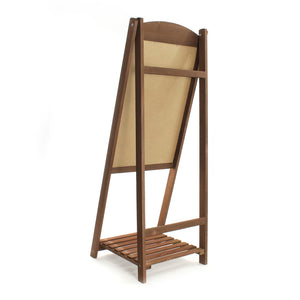 Toboli Lavagna a cavalletto per bar ristoranti negozi 42x112cm in legno con ripiano per fiori