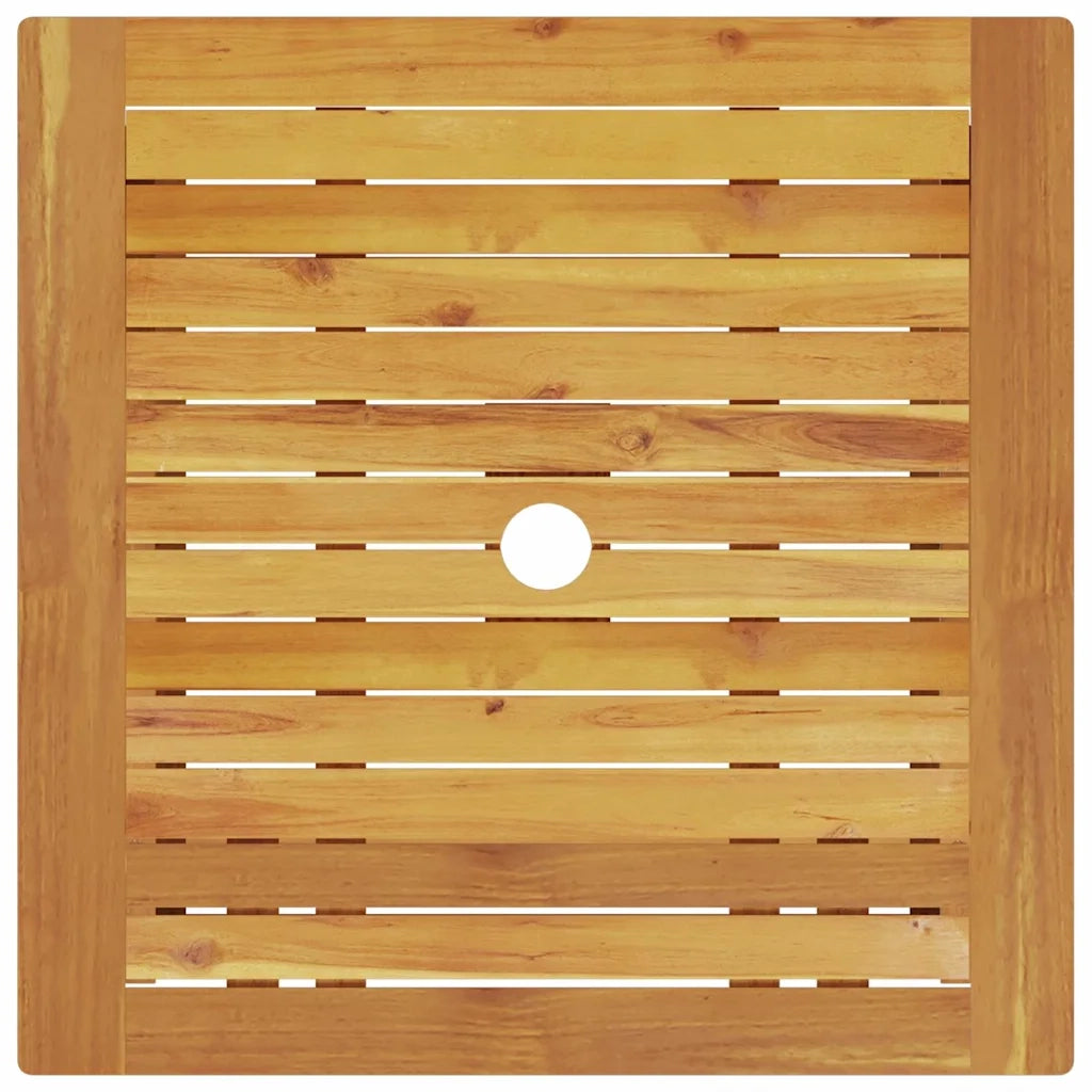 Set Bistro Pieghevole 3 pcs Marrone Legno di Acacia Massello 3375696
