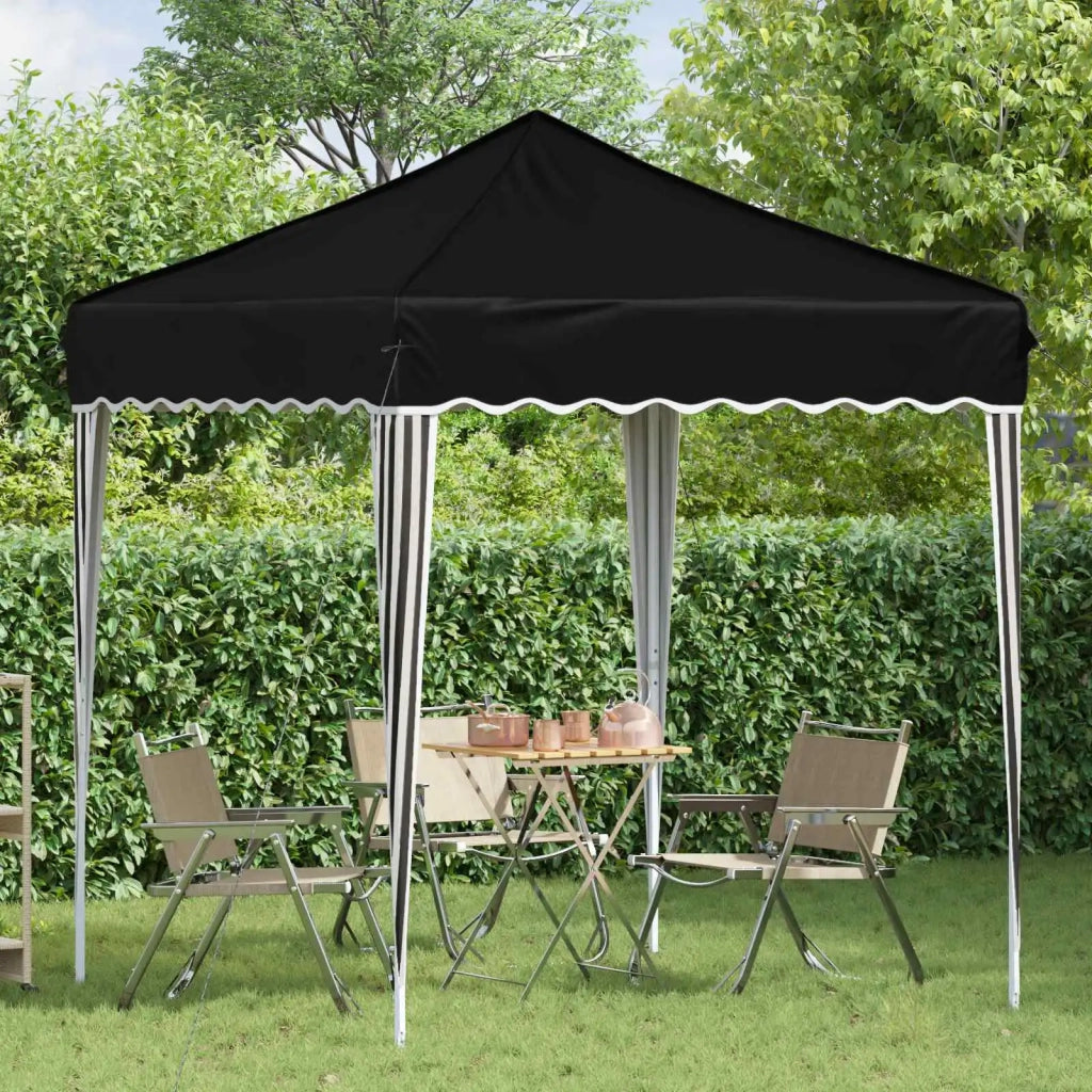Tenda per feste a pop-up Nero 195 x 195 x 245 cm Tessuto Oxford 42019722