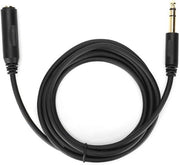 Cavo stereo 6.35mm per chitarra elettrica - 6 metri - conduttore puro rame - schermo - cavo di estensione per scheda audio