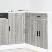 Base da Cucina-Mobile Base da Cucina Porto Grigio Sonoma in Legno Multistrato 400772