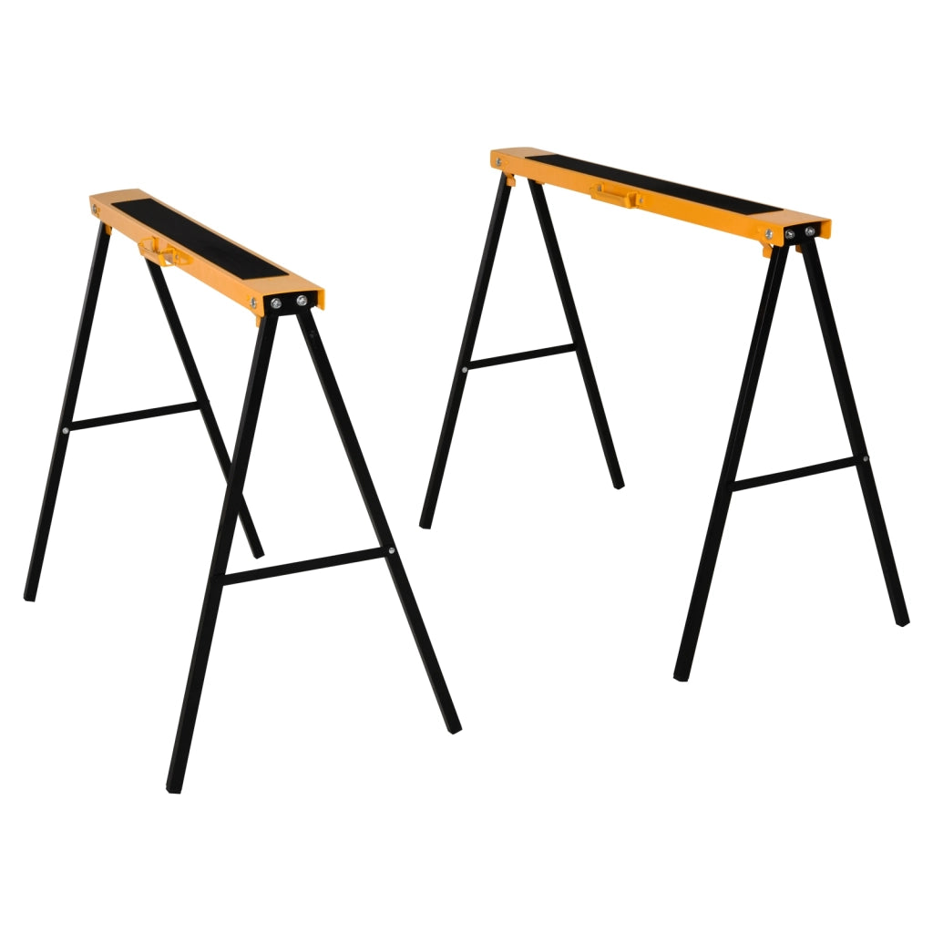 Cavalletto Pieghevole per Legna ¨C Zephmum ¨C Antiscivolo Arancione