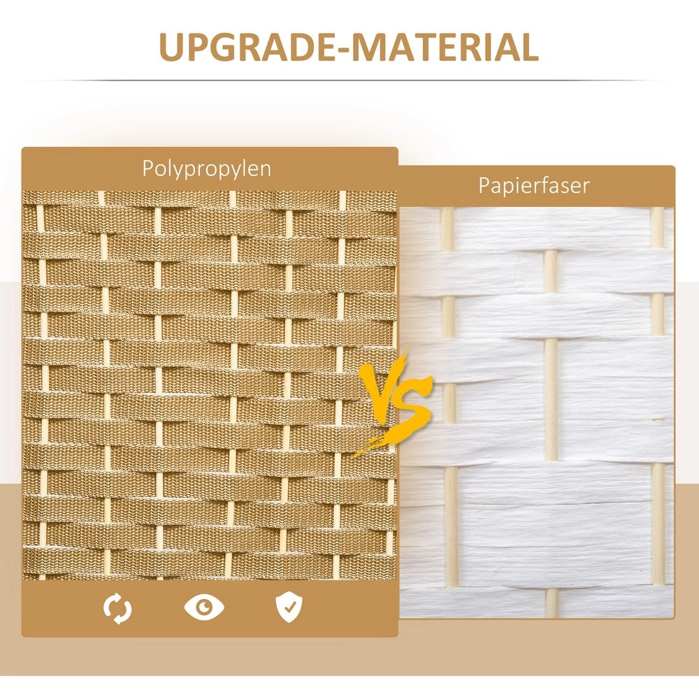 Paravent Pieghevole ¨C Minimal ¨C Bambus Natur 240x170 cm