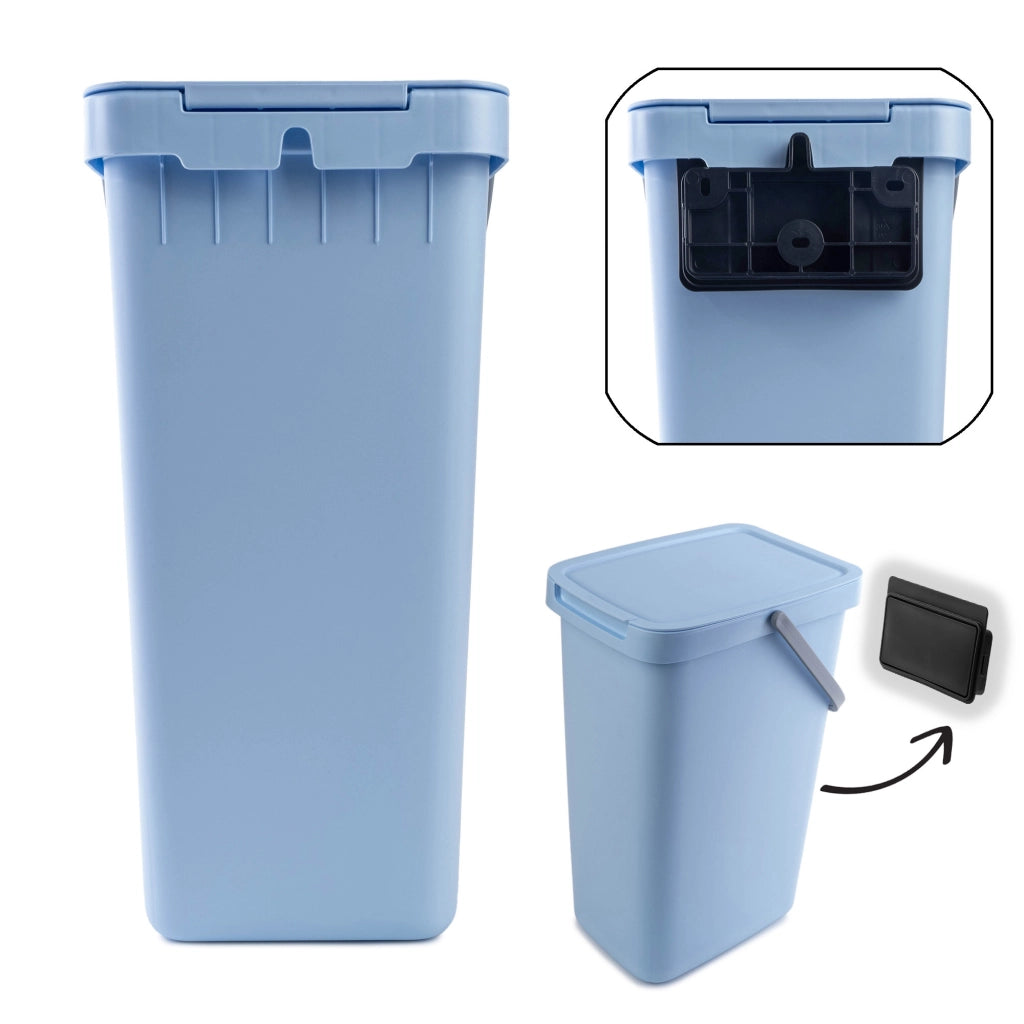 KADAX Zestaw koszy SYSTEMA Q COLLECT 20L jasny brą