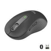 ORIGINAL Logitech Accessori per computer 910-006236 Signature M650 Large - Maus Logitech Signature M650 L Mouse Wireless Full Size - Per Mani Grandi, 2 Anni di Durata Batteria, Clic Silenziosi, Tasti Laterali Personalizzabili, Bluetooth, Compatibilità Mu