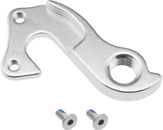 Alettatore posteriore in alluminio - Hanger di coda del bicicletta - Alza vittima meccanica - 2 viti - Solido e duraturo - Facile da installare - Hanger di coda del bicicletta.