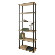 Biblioteca Nervina, Libreria 4 Ripiani, 60x30x173h cm Marrone Rovere