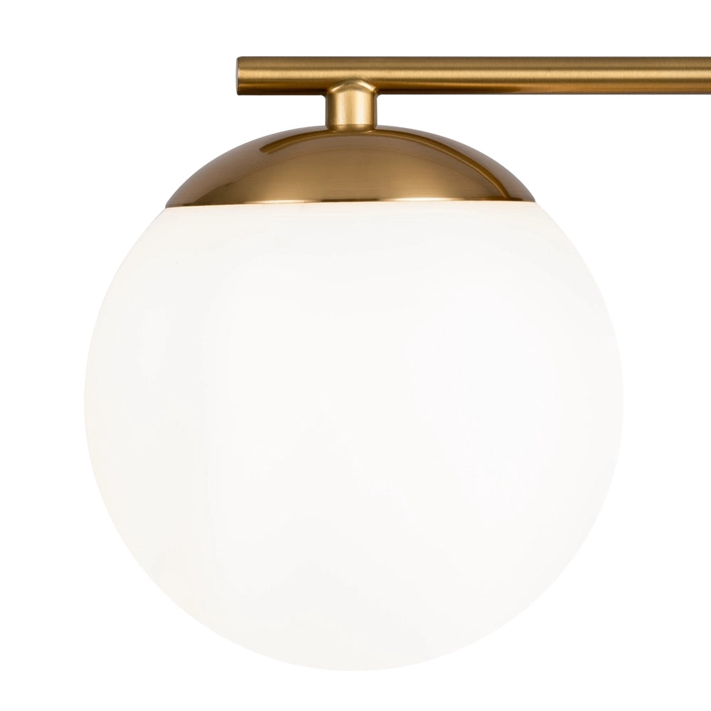 Applique Maytoni Marble MOD187WL-01BS ottone sfera bianca