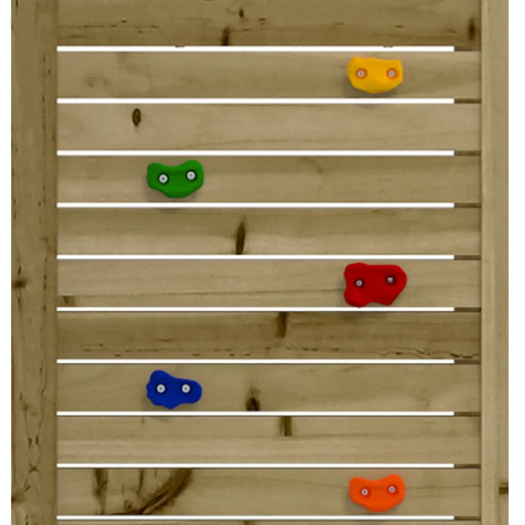 Altalene per parco giochi all'aperto scivolo altalene robuste giochi da giardino 308 x 321 x 169 cm legno di pino impregnato 02_0004824
