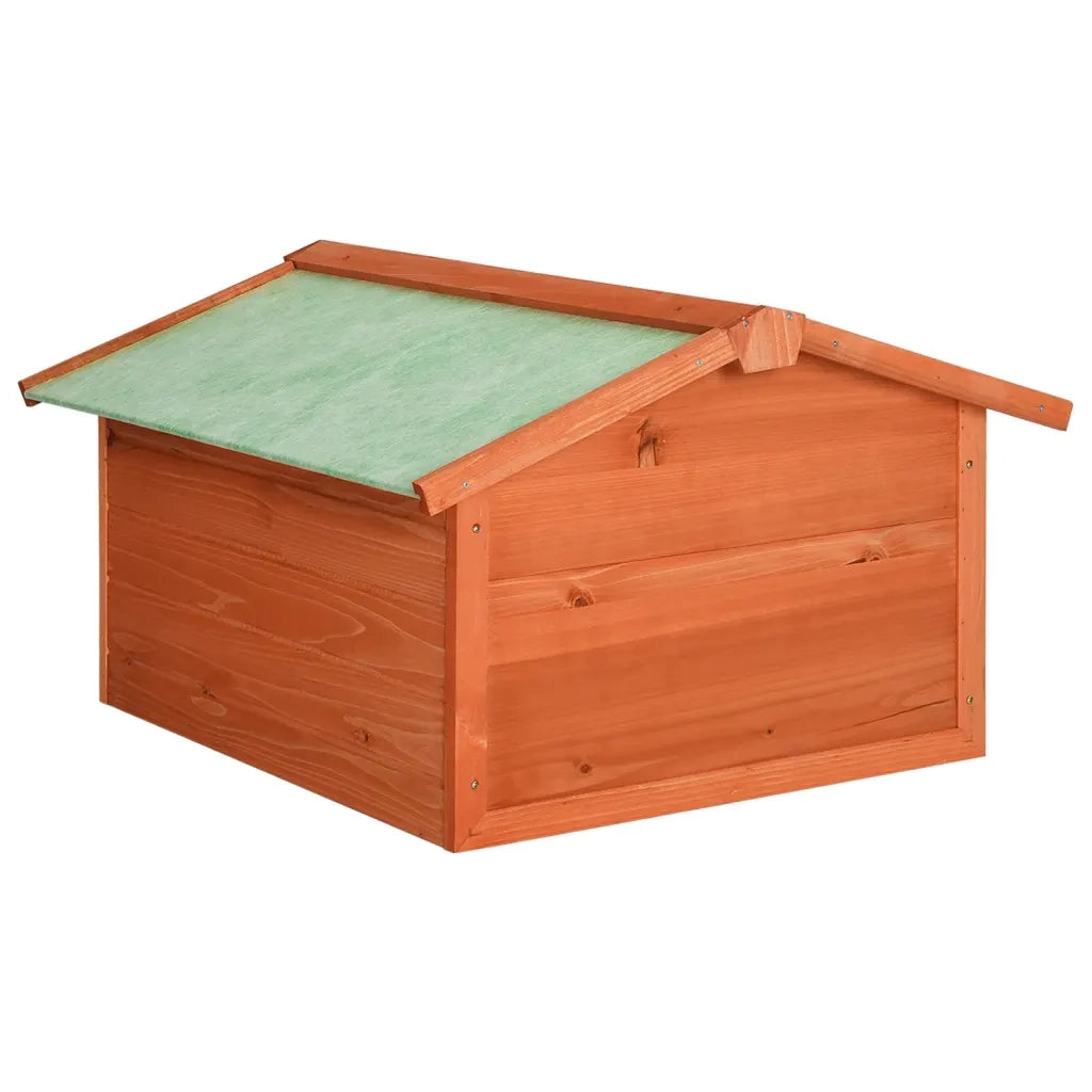 Casetta per Tosaerba Robotizzato 72x87x50 cm Massello di Abete 170878