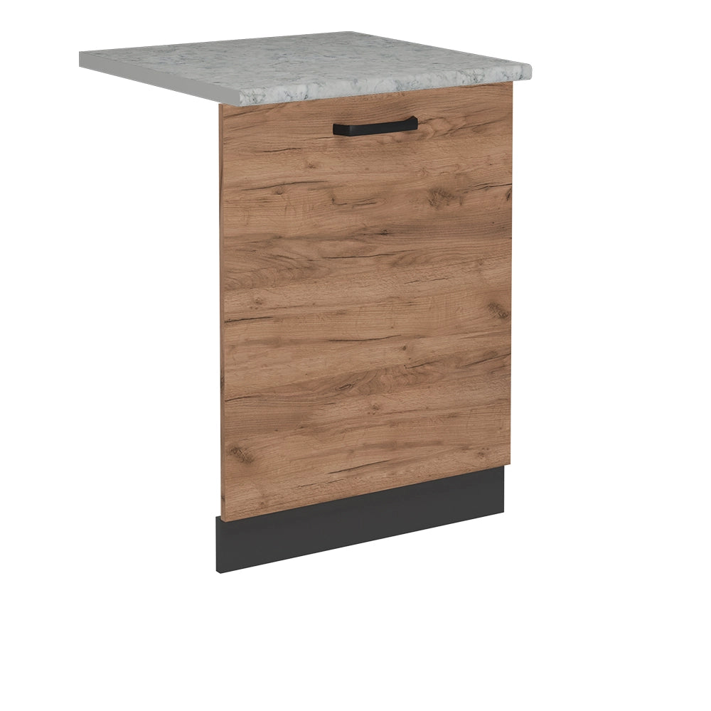 Pannello frontale R-Line Rovere dorato/Antracite 60 cm, PL Marmo Vicco