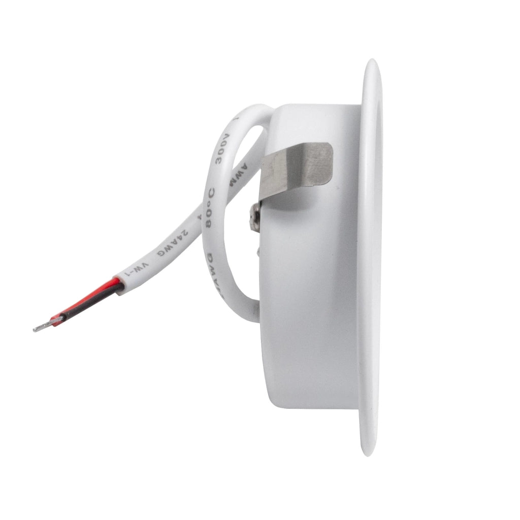 Faretto slim LED 3W bianco incasso 60mm diffusore opaco basso consumo luce moderna cappa cucina mensole mobili IP20 230V 4000K