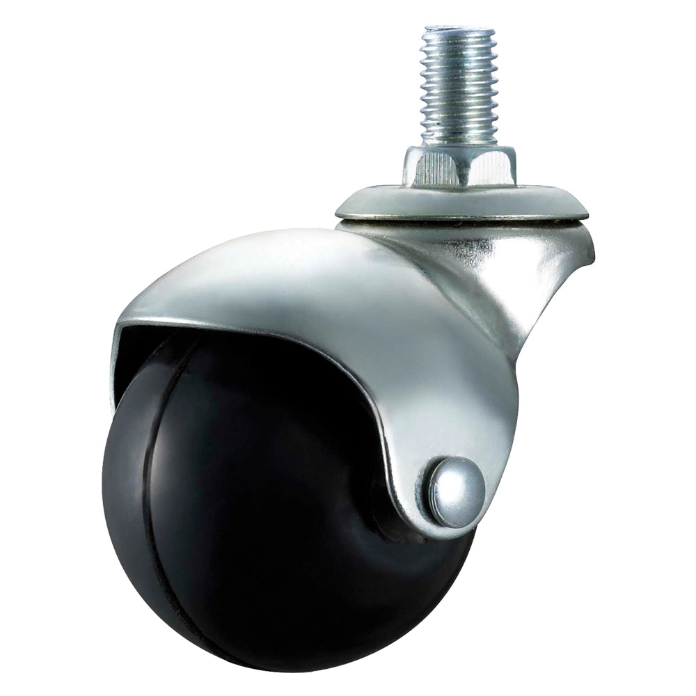 RUOTA PER MOBILI ÃE¸ 40 - perno mm 8 x 10 - capacitÃE kg 25 - pz 2.  - UNIKO