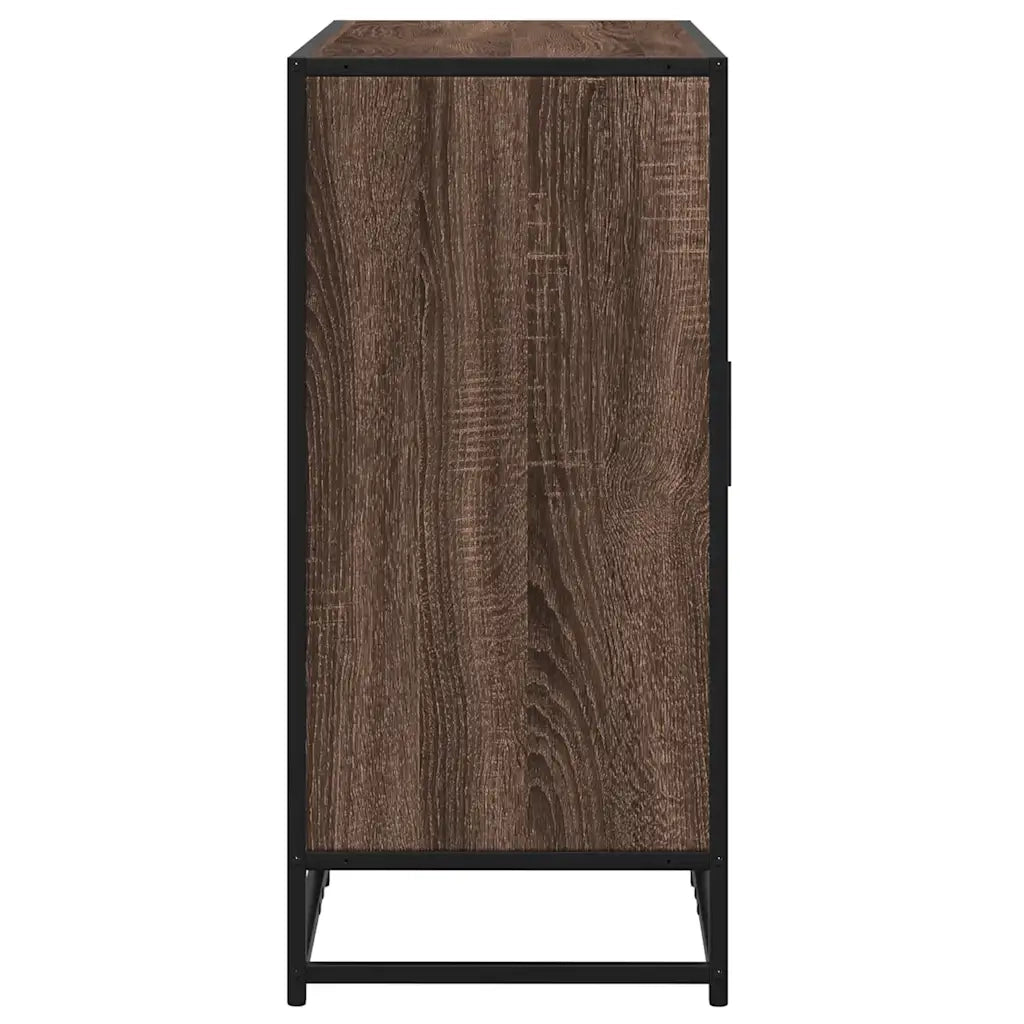 Credenza | Madia | Buffet da pranzo | Armadio da pranzo Rovere Marrone 92x35x76 cm in Legno Multistrato