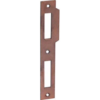 CONTROPIASTRA X SERRATURA PATENT 042P BONAITI - F.MM 22 B.QUADRO BRONZATO- 5 pezzi