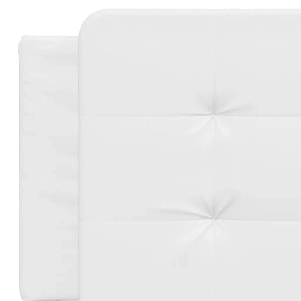 vidaXL Cuscino Testiera Bianco 152 cm in Similpelle
