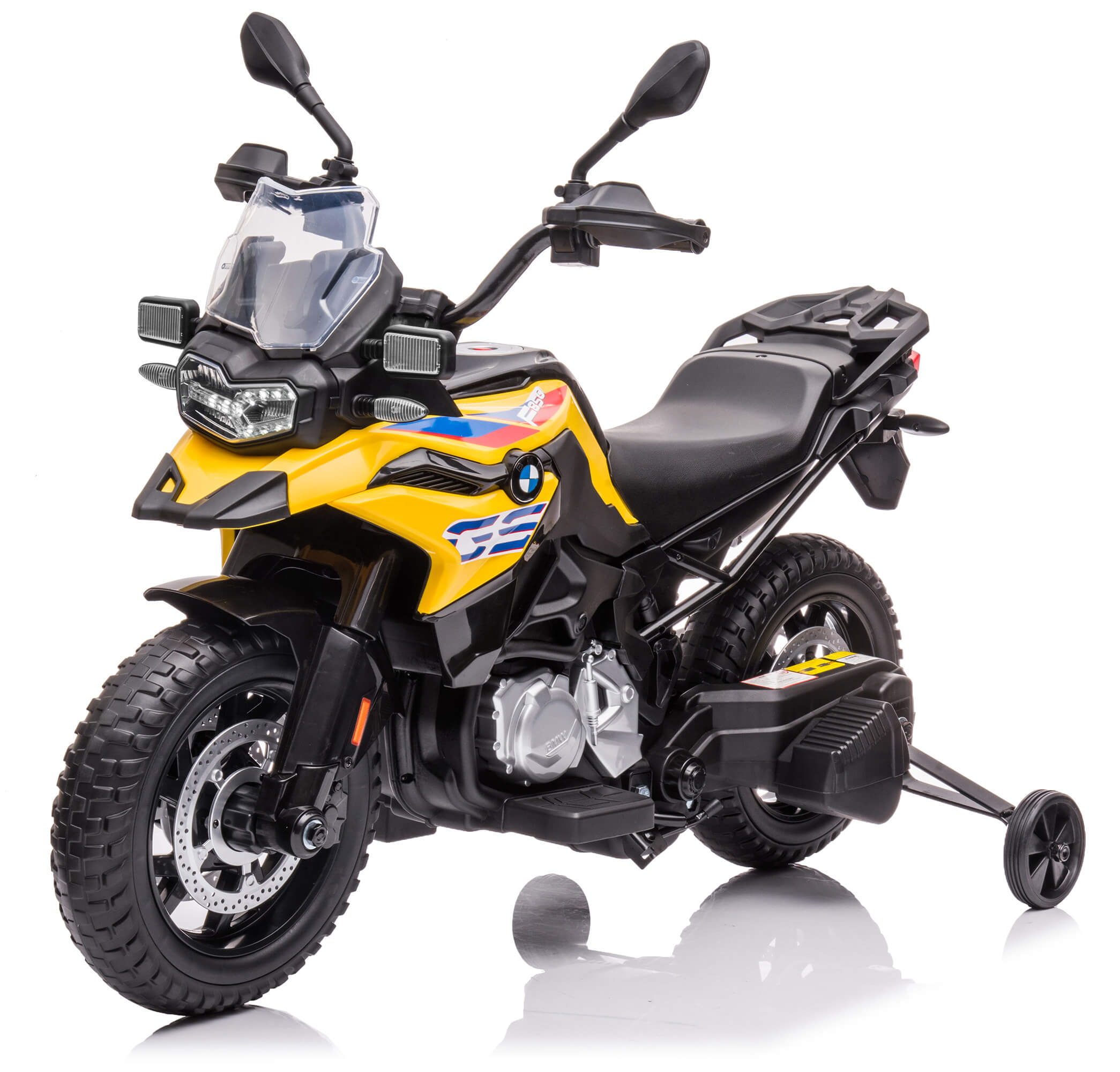 Moto Elettrica per Bambini 12V con Licenza BMW F 850 GS Gialla