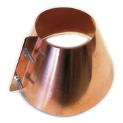 Collare conico da 230mm scossalina in rame spessore 6 decimi