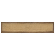 Tappeti per area Rettangolare Naturale e Grigio 80 x 400 cm 42010667