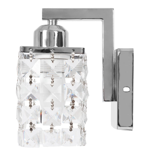 Lampada Da Parete In Metallo Cristallo APP543-1W Cromo